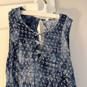 Blue tie-dye dress, BCBGenerations, size XS